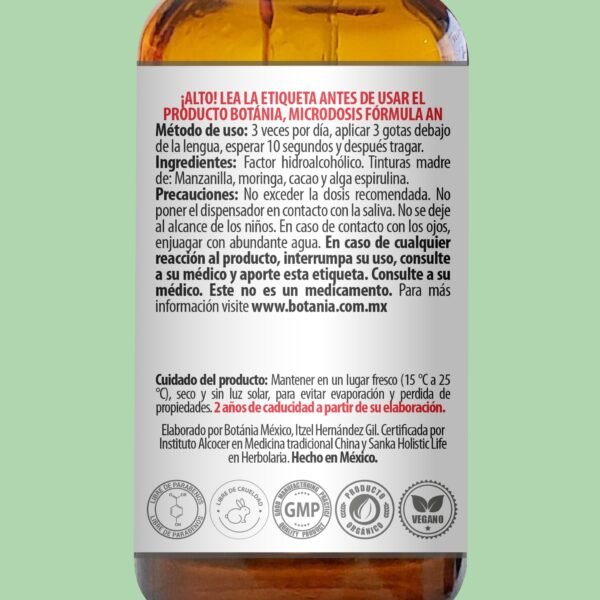 Microdosis Fórmula AN (Problemas de Anemia) - Imagen 4