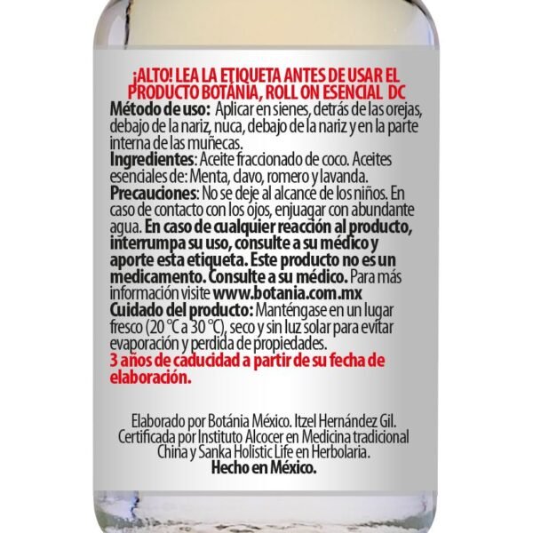 Roll On Esencial DC (Dolor de cabeza) - Imagen 4